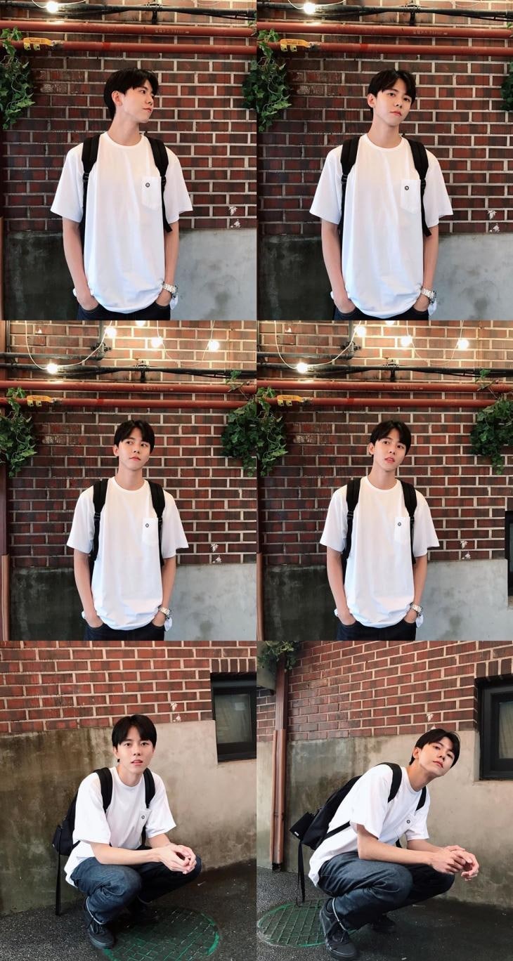 주우재 여름 룩, 흰티에 청바지