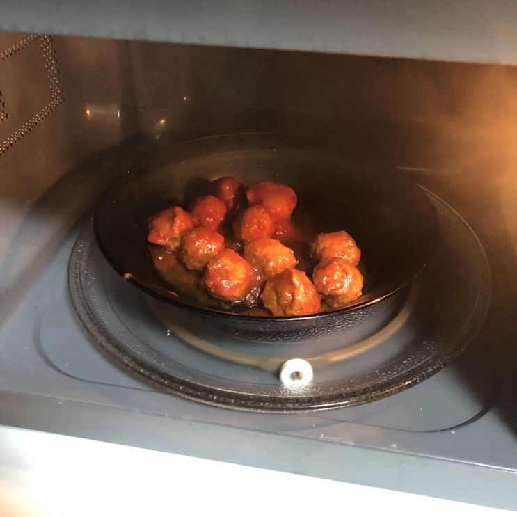  오뚜기 3분 미트볼과 카레로 간단하게