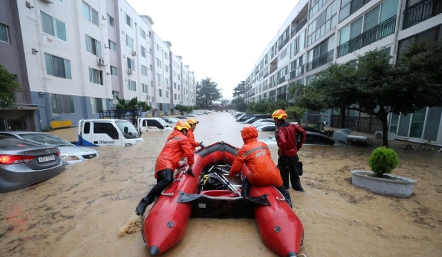 대전 많은 비.. 침수 홍수 피해 속출