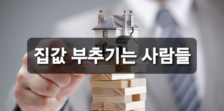  미친듯한 집값상승 누가 부추기나.