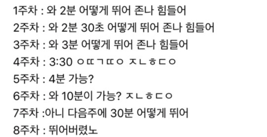 런데이 30분 달리기 도전 - 8주 끝, 뛰어버렸노 후기 : 네이버 블로그 런데이 30분 달리기 도전 - 8주 끝, 뛰어버렸노 후기 : 네이버 블로그