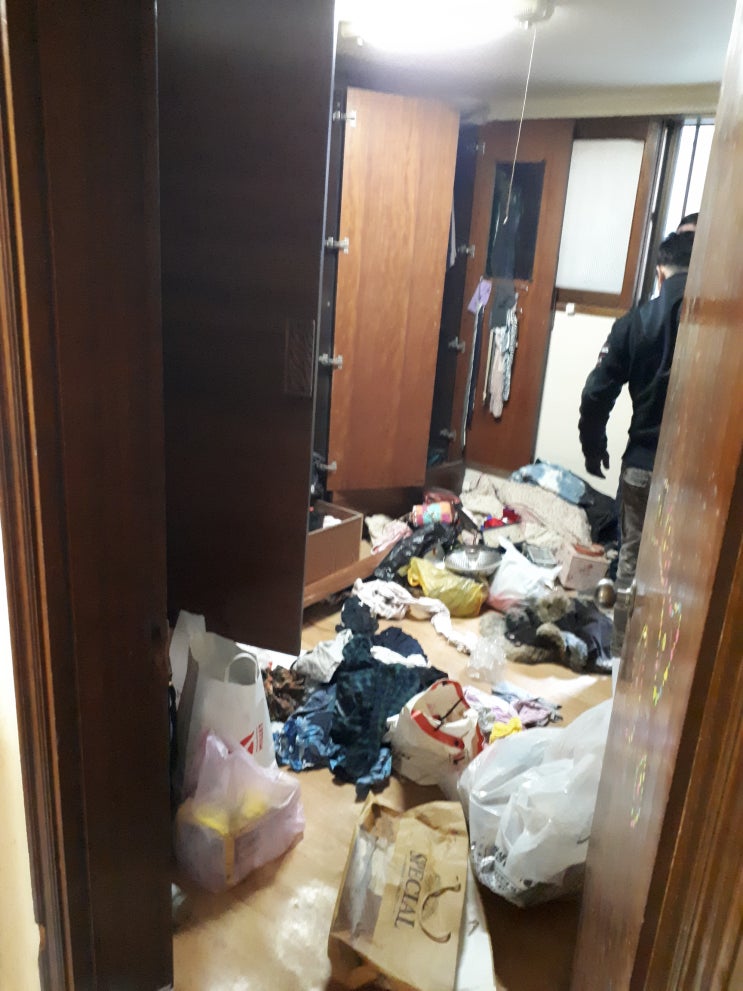  이사후 유품정리