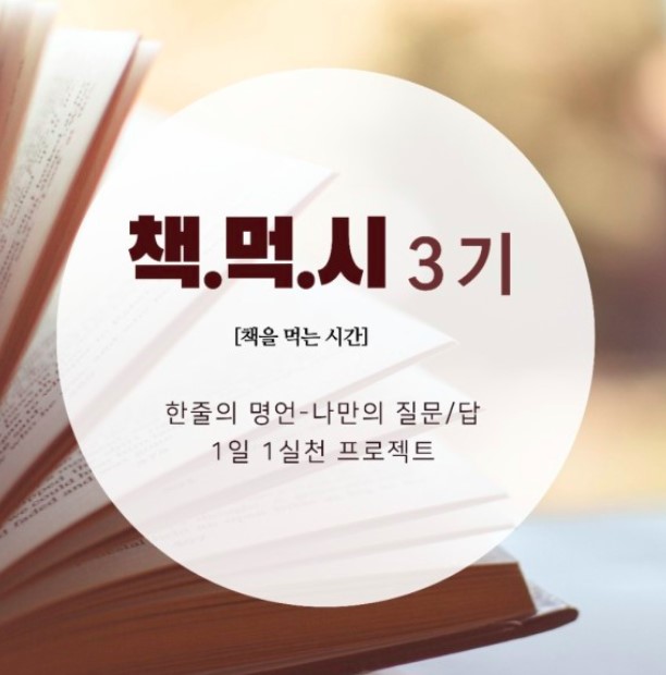  책.먹.시 2기 - 마인드체인저님의 한줄명언,나만의 출력  후기