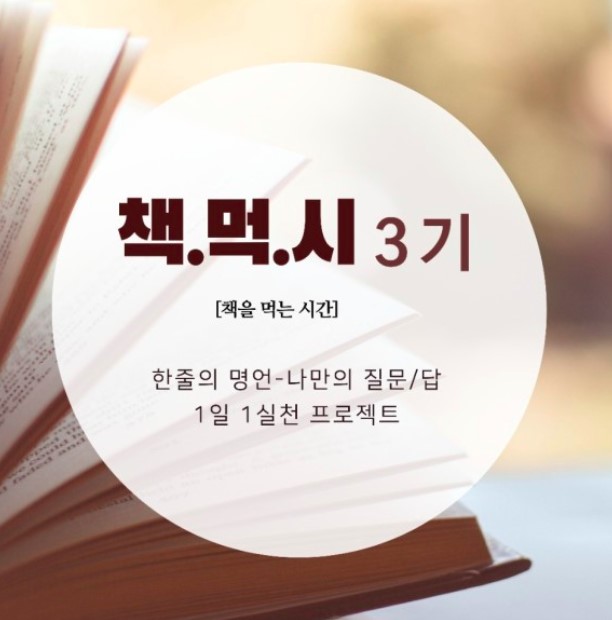 책.먹.시 2기 - 마인드체인저님의 한줄명언,나만의 출력  후기