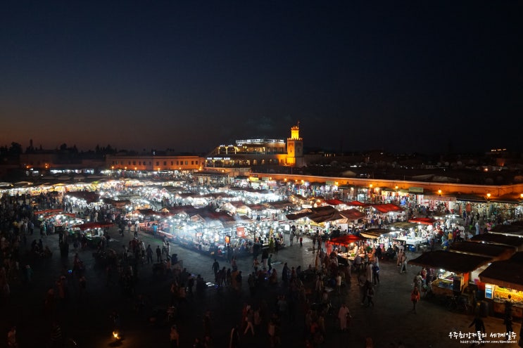 제마 알 프나 광장 둘러보기/ 마라케시 야경 끝판왕.