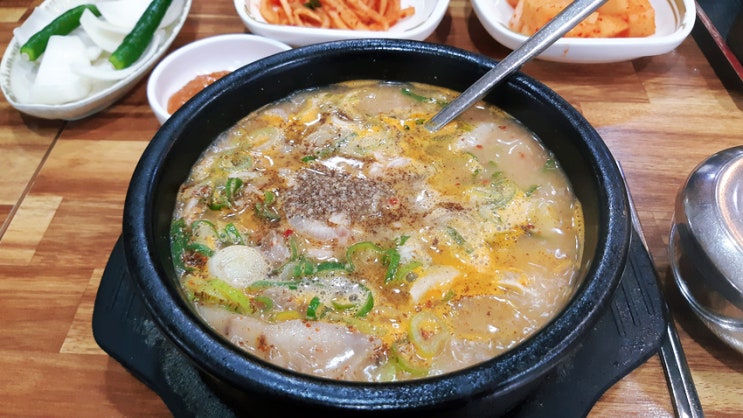 오늘의 런치 '신의주순대국 무교동점' 마지막 날의 순대국밥