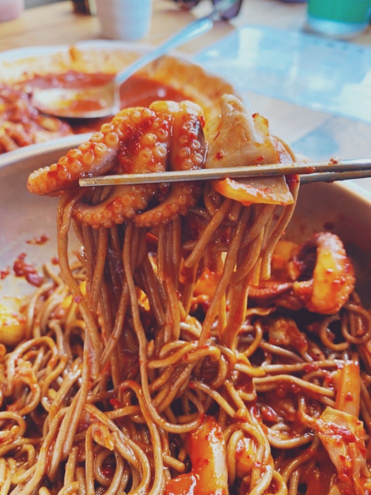  김포맛집 쭈꾸미볶음/메밀막국수 황촌집