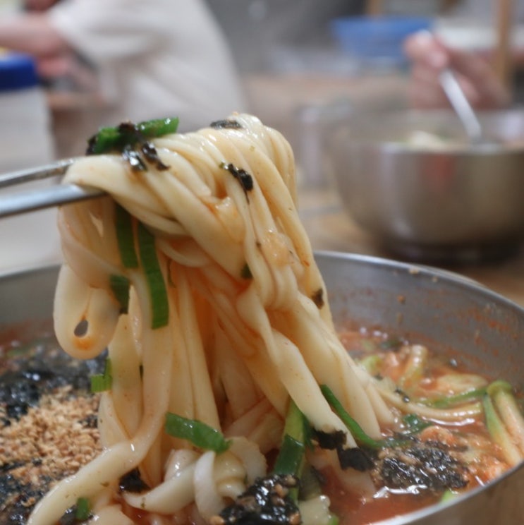  강릉중앙시장 장칼국수 성남칼국수 찐후기