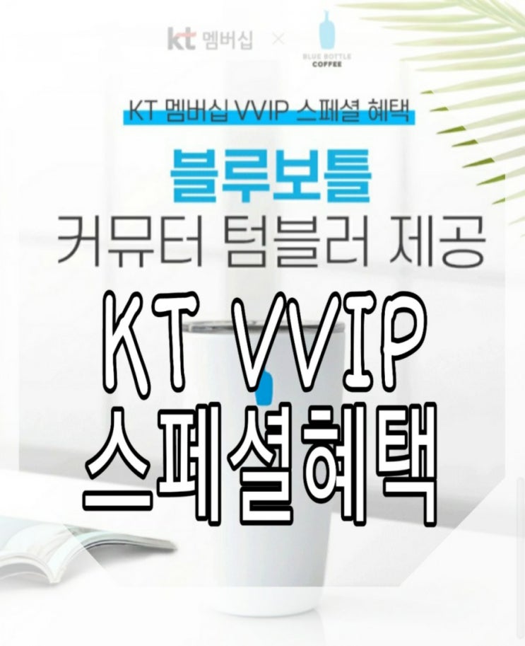  [KTVVIP] KT멤버십VVIP 스페셜 혜택 '블루보틀머그컵'