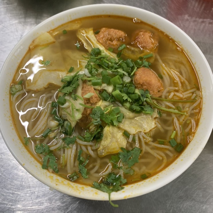  [다낭 교환학생] Ba An Bun Rieu 분리우 • Bun Cha Ca 분짜까 / 다낭 빅씨 근처 베트남 쌀국수 맛집