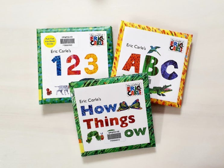  Eric Carle's ABC | Eric Carle's 123 | Eric Carle's How things grow | 영어동화책