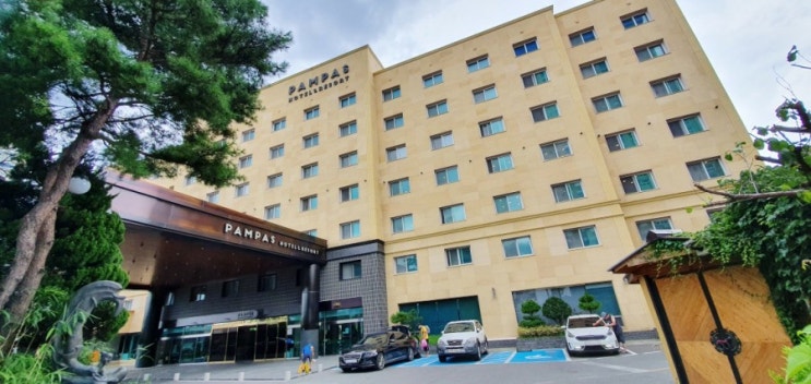  속초가족여행 숙소 팜파스리조트 그럭저럭 평가 후기
