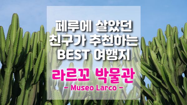 페루 여행지 추천 | 수도 리마 라르꼬 박물관(Museo Larco) | 부모님과 함께 한 페루 여행의 추억 | 페루 리마 일식 맛집 마꼬또