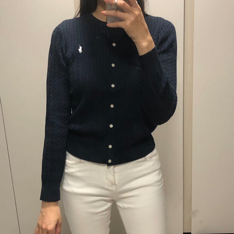 폴로 랄프로렌 걸즈 가디건 네이비 Xl 후기 : 네이버 블로그