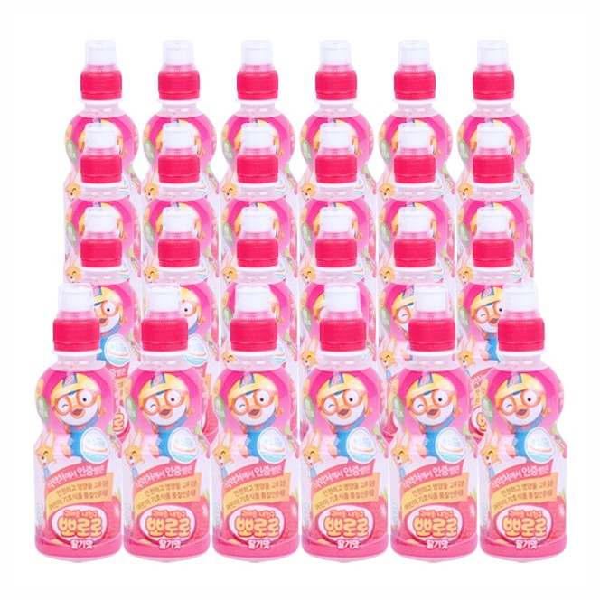  팔도 뽀로로음료 딸기맛 235ml(24개) 한박스, 1개 급쇼핑~..