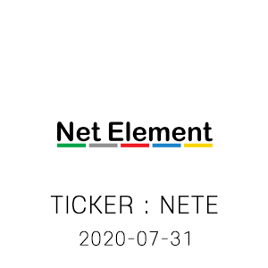  NETE 주가 넷엘리먼트 Net Element stock 분석 아인 07-31