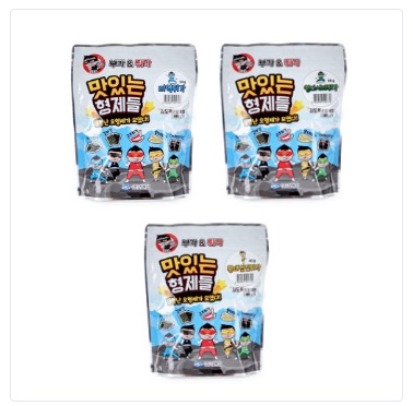김도둑 맛있는 형제들 부각 튀각 모음전 3종 김도둑 맛있는 형제들 부각 튀각 모음전 3종
