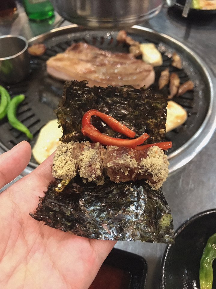  광안리 삼겹살 맛집 고성범연탄구이 현지인추천