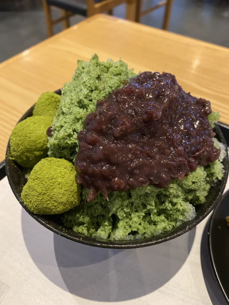 [강남, 서초 카페] 오설록티하우스 강남점 : 클래식 녹차 치즈케이크와 그린티 빙수