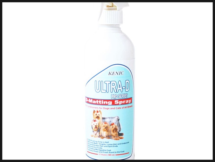  강아지 사료,Kenic Pet Care Products 울트라 D 프로 시리즈 D-매팅 강아지 고양이 겸용 스프레이형 컨디셔너, 1개, 503ml좋습니다