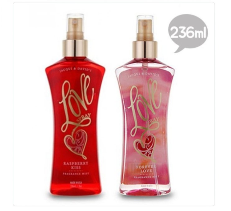 재키앤데이비드 러브바디미스트 236ml 모음전 재키앤데이비드 러브바디미스트 236ml 모음전