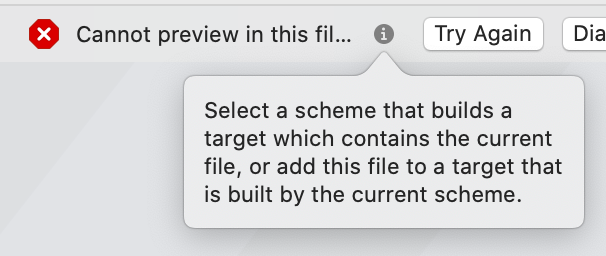 [iOS] Cannot preview SwiftUI
