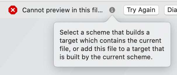  [iOS] Cannot preview SwiftUI