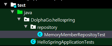  [SpringBoot] 회원 관리 예제[백엔드 개발] - 회원 repository 테스트 케이스 작성