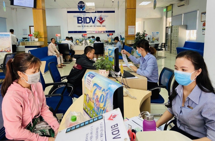  BIDV 은행 올해 상반기 세전이익...작년 동기 대비 5.4% 떨어져