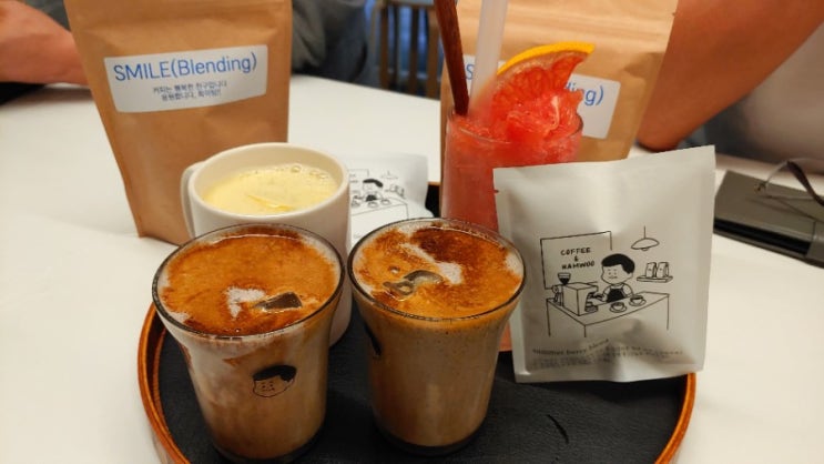  드립백커피 맛있게 내리기. 원두마켓에서 구매한  자작나무카페표 드립백커피가 최고!