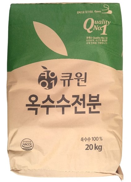  큐원 옥수수전분 (20kg)