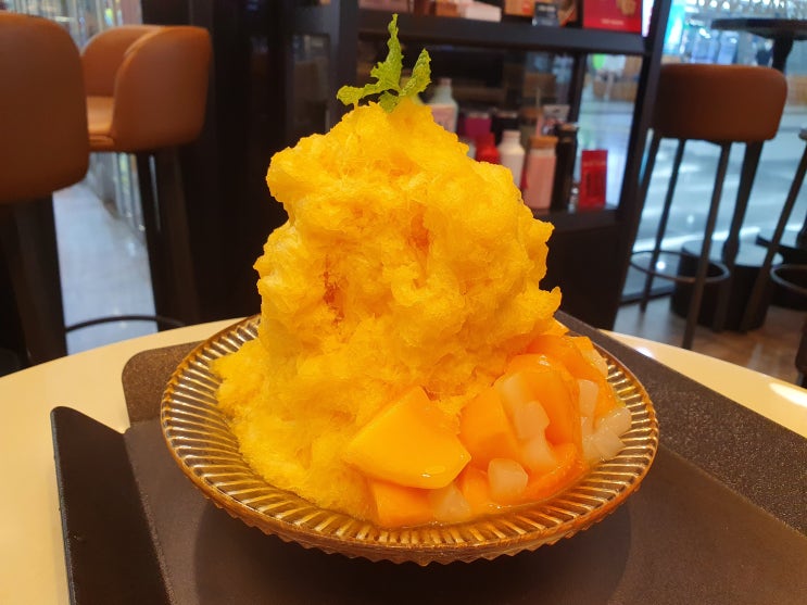  [파스쿠찌] 애플망고 듬뿍 빙수 후기