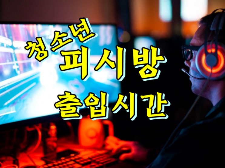  청소년 피시방 출입시간 몇시까지?
