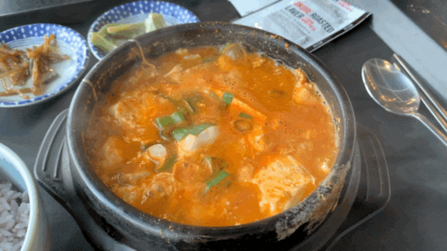  고양 스타필드 잇토피아 맛집 :: 북창동순두부 곱창순두부 솔직후기 (feat. 에그몬 메뉴판)