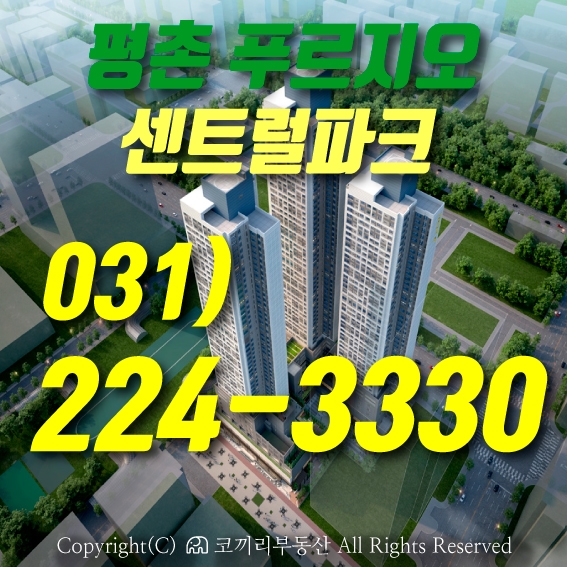  평촌 푸르지오 센트럴파크 전매 및 프리미엄 문의