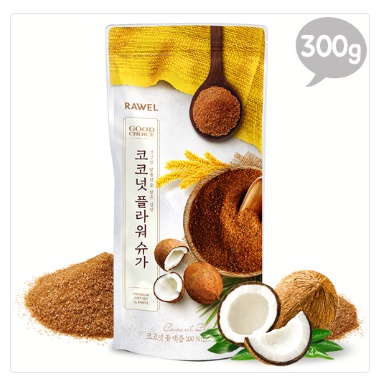 로엘 코코넛 플라워슈가 파우치 300g