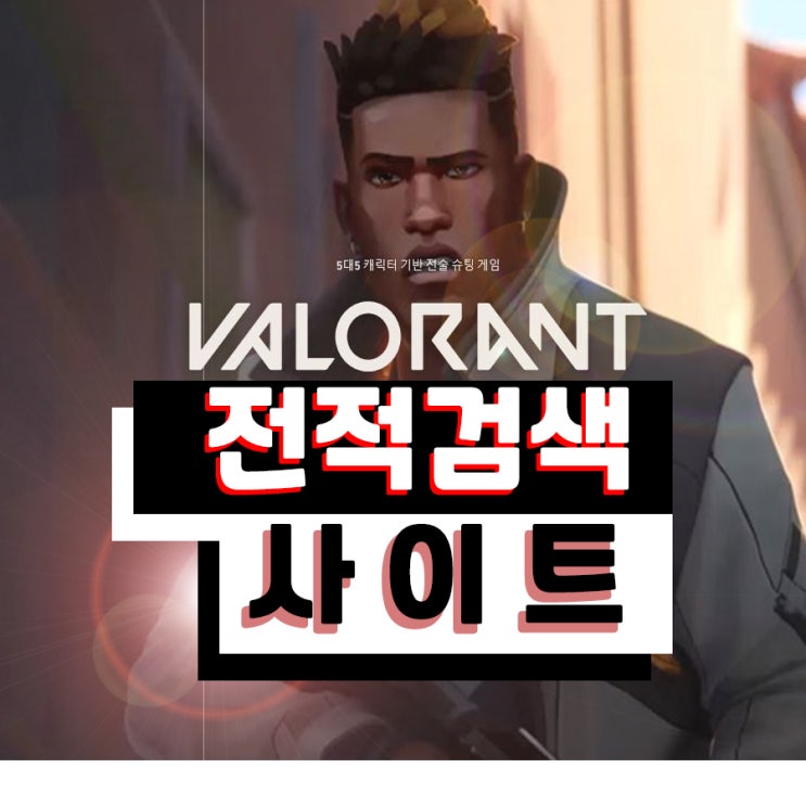  발로란트 전적 검색 가능한가요? 닥지지 VS 발옵지지