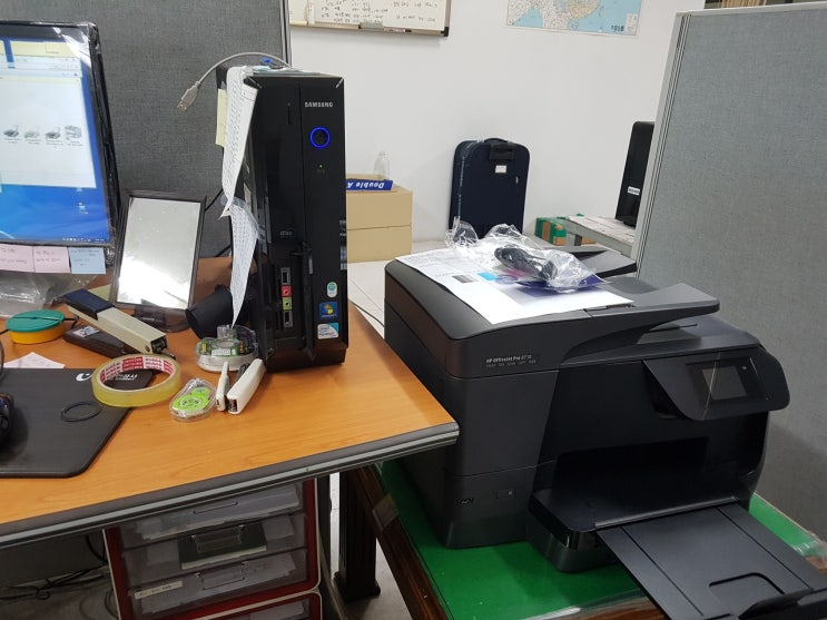  울산프린터임대 복합기임대 무한잉크복사기임대 - 프린텍울산입니다. - 울산시 남구 장생포동에 hp8710복합기 임대합니다.