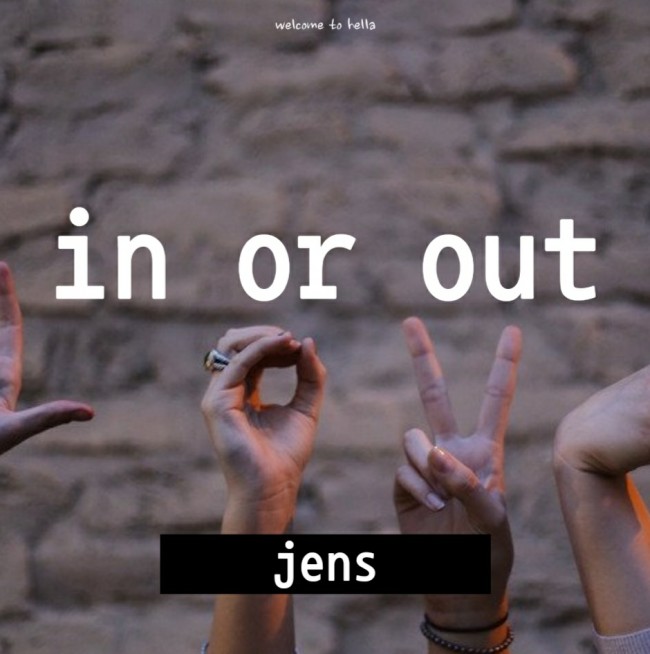 jens - in or out [ 가사해석/번역 ]