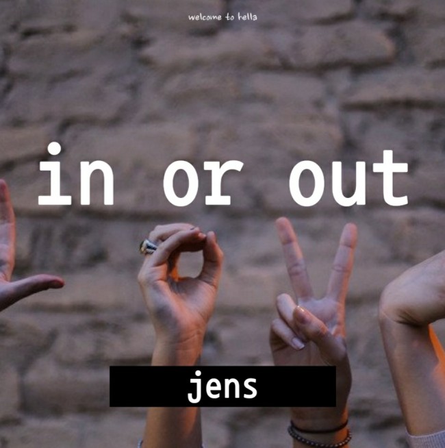  jens - in or out [ 가사해석/번역 ]