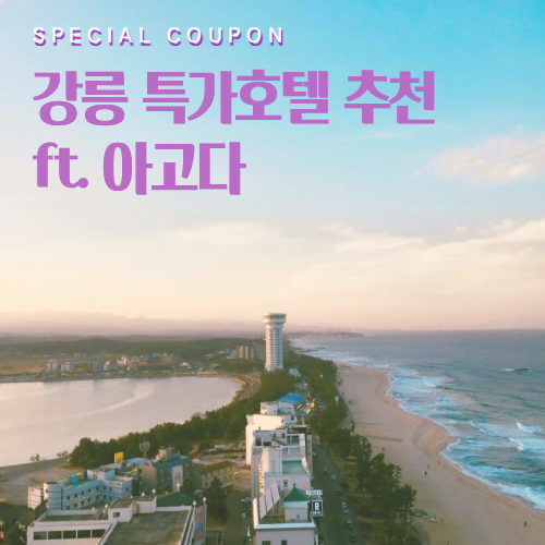  강릉 호텔 특가 프로모션 : 세인트존스/노벰버/위너스/부티크호텔봄봄/신라부티크  (ft. 아고다 8월 할인코드)