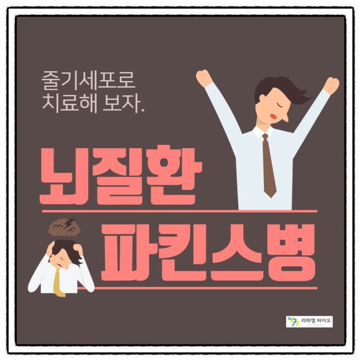  파킨슨병 증상과 치료, 줄기세포치료가 방법이다.