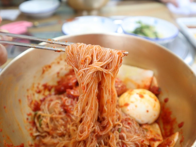  목포 평화광장 맛집 맛있는 녀석들에 나온 소래기 냉면