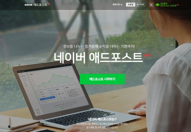  모바일광고, 애드포스트 설치 위치별 광고