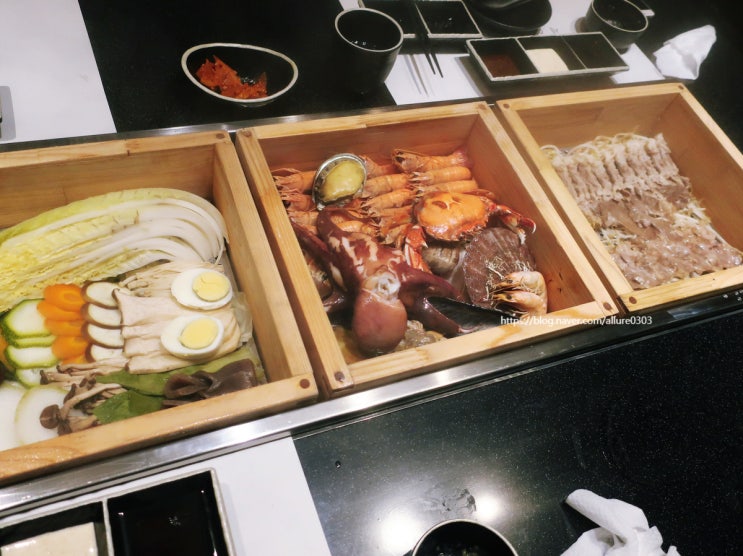 부산초읍밥집 길세이로무시 초읍점에서 고기세이로무시와 딱새우!  초읍동외식