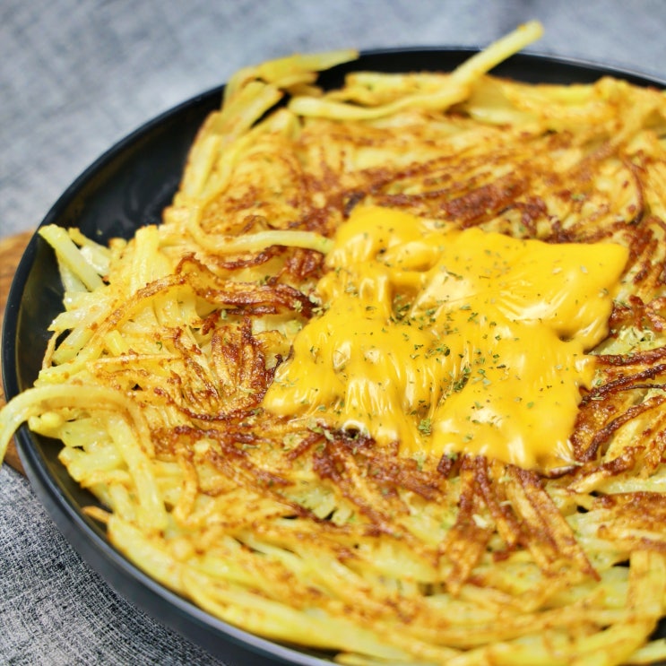 [감자채전]쉽고 맛있는 치즈 감자전 만들기