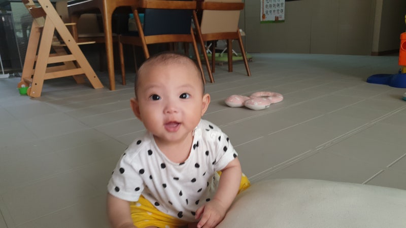 신생아 로션이 마침내 정착되었습니다