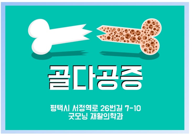  <송탄 정형외과> 연세가 있다면 꼭 골다공증 검사받으세요.