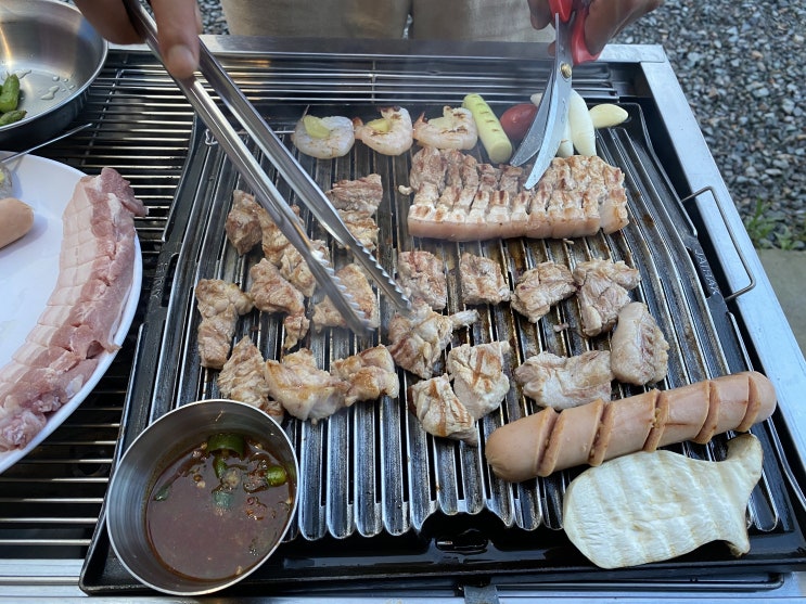 거제 아주동 캠핑장 머커머크 다녀왔어요 ~! / 거제맛집,아주동맛집
