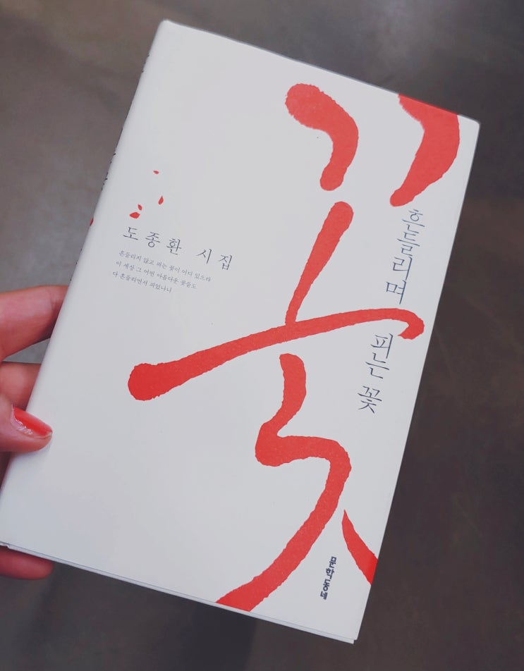  꽃잎 인연으로 한 송이 꽃이 되다(도종환 시)
